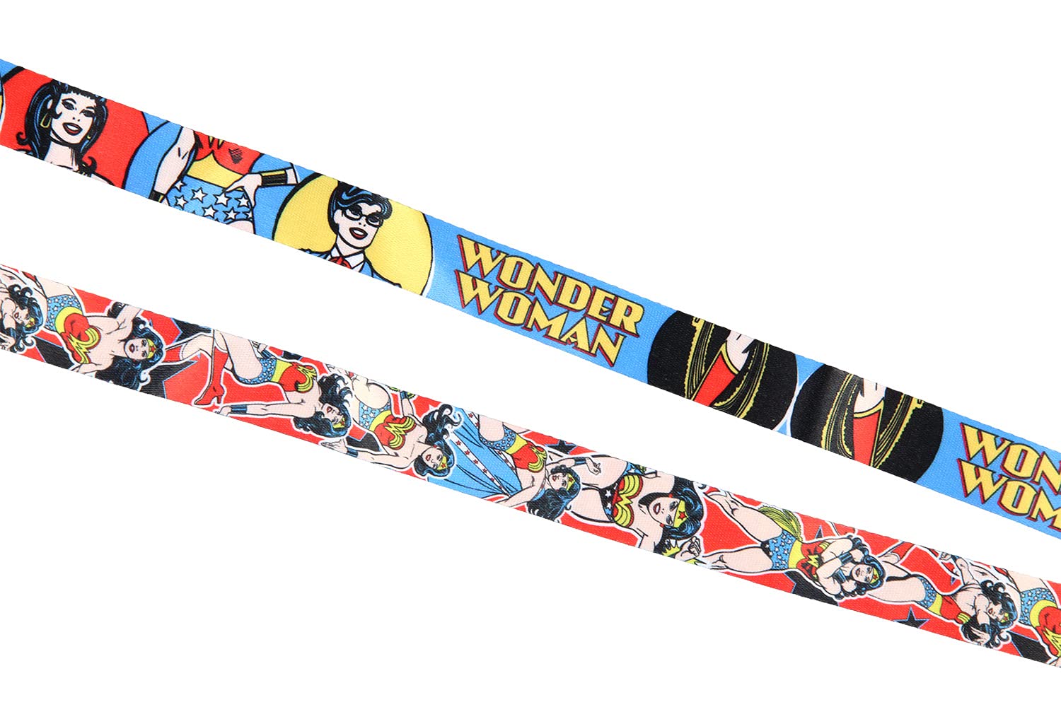 Wonder Woman Poses Multi-Use Lanyard for Mask Clear ID Badge Holder