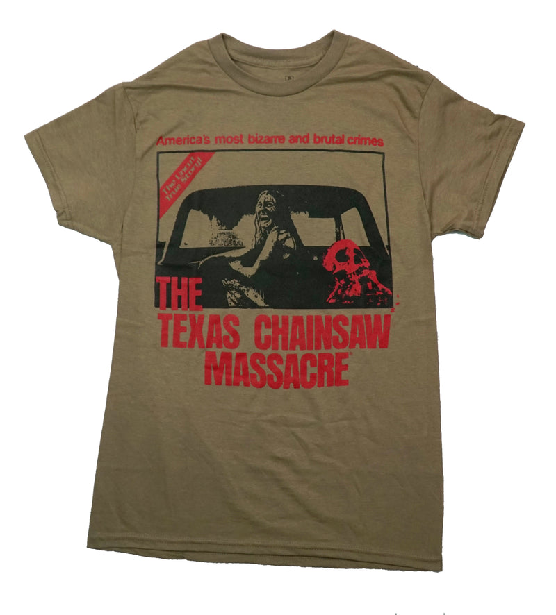 Texas Chainsaw Massacre Mens T-Shirt - America's Most Bizarre Poster - Inmyparentsbasement.com