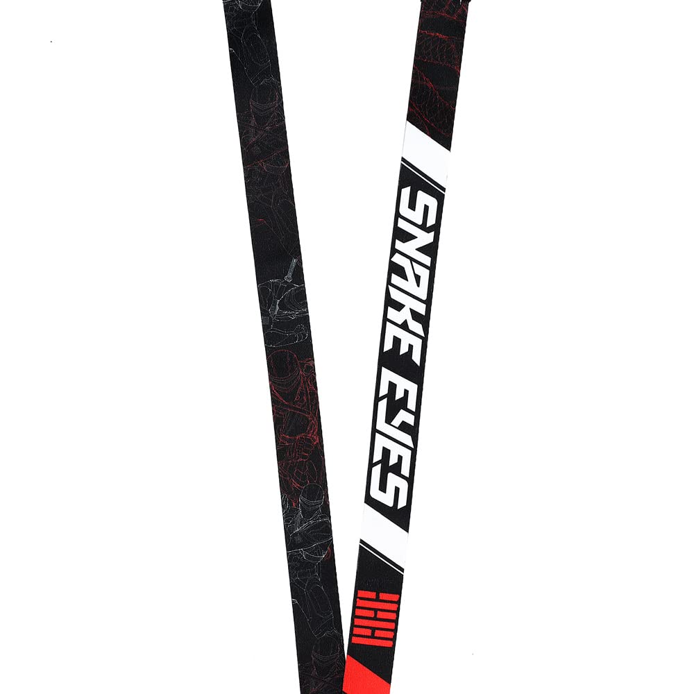 GI Joe Snake Eyes Sublimation Print Lanyard