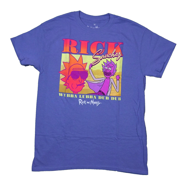 Rick and Morty  Mens T-Shirt -Rick Sanchez Wubba Lubba Dub Dub