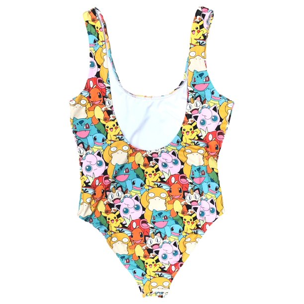 Pokemon All Over Print Kantai Region Collection Juniors One Piece Swimsuit