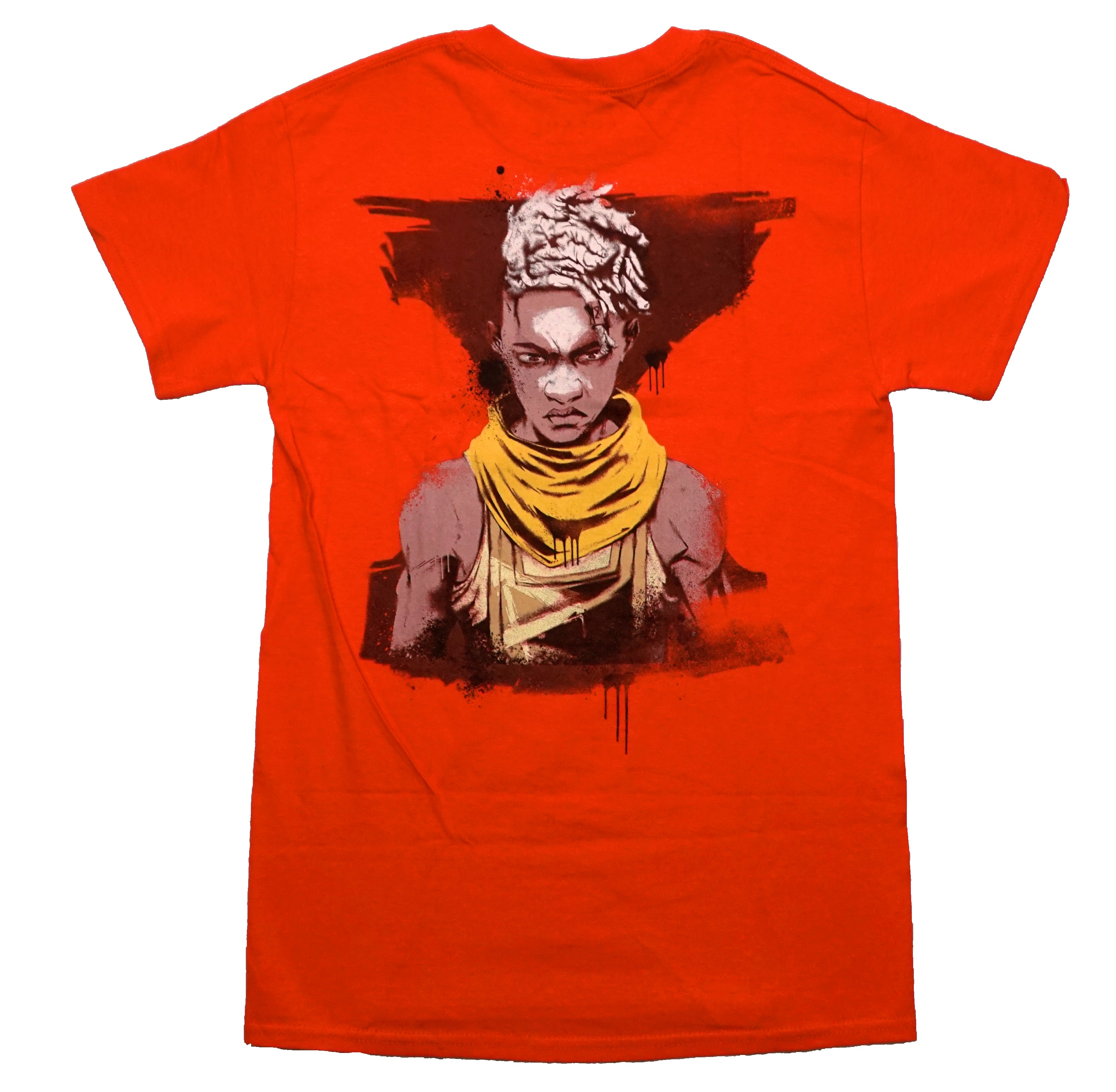 Arcane League of Legends  Mens T-Shirt - Ekko Lapel Name Photo On Back