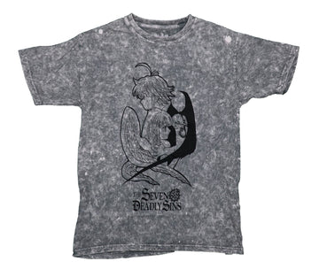 The Seven Deadly Sins Mens T-Shirt - Hugging Duo Stone Washed