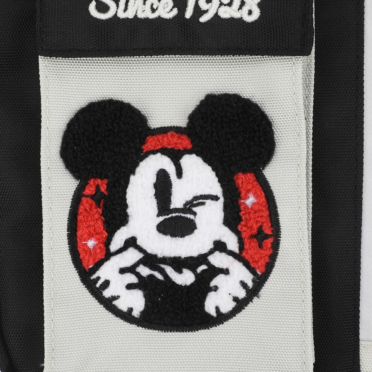 Disney Mickey Mouse Classic Silly Mickey Face Adult Black Crossbody Mini Messenger Bag