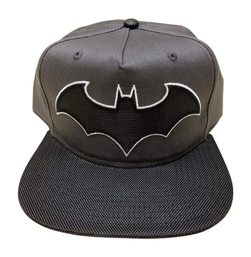 Batman Snapback Baseball Cap for Men - Black Grey