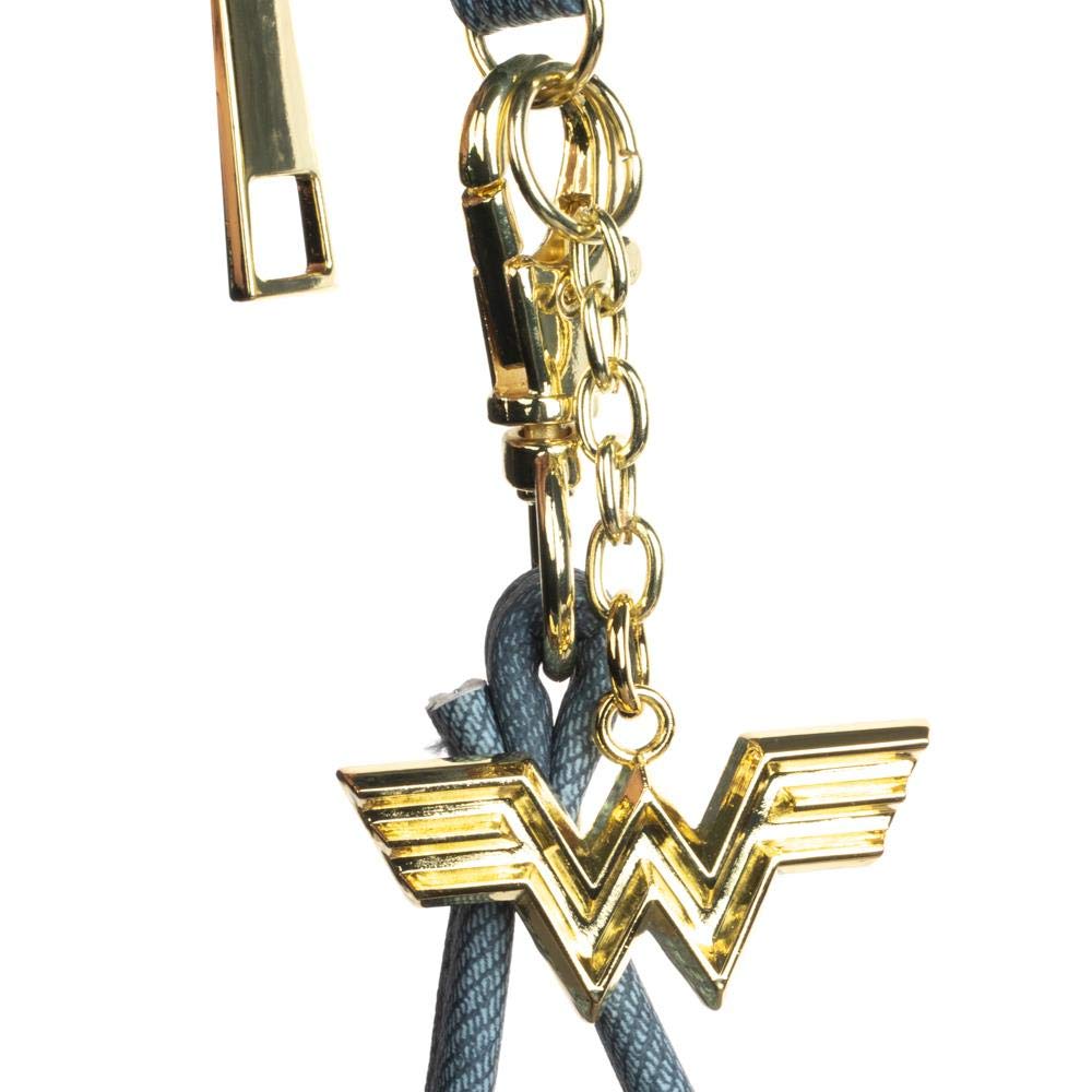 Truth Love & Justice Wonder Woman Superhero Denim Clutch