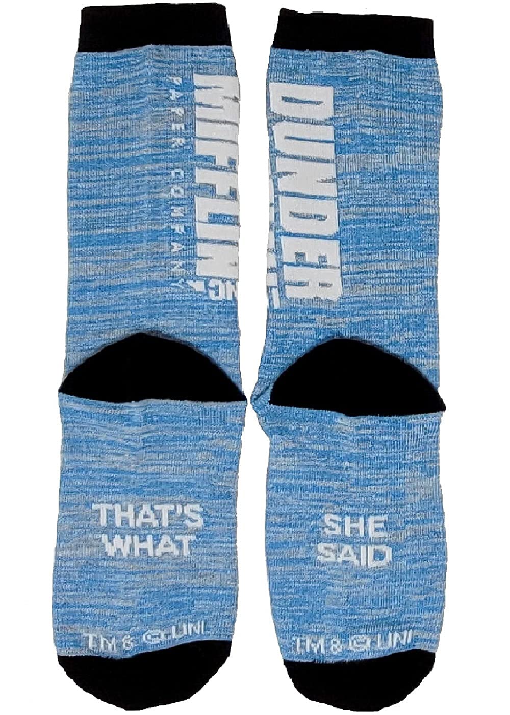 Ripple Junction The Office That's What She Said Dunder Mifflin 2-Pack Novelty Crew Socks