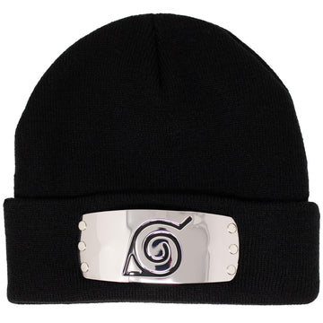 Ripple Junction Naruto Shippuden Metal Plate Adult Beanie Winter Hat Officially Licensed