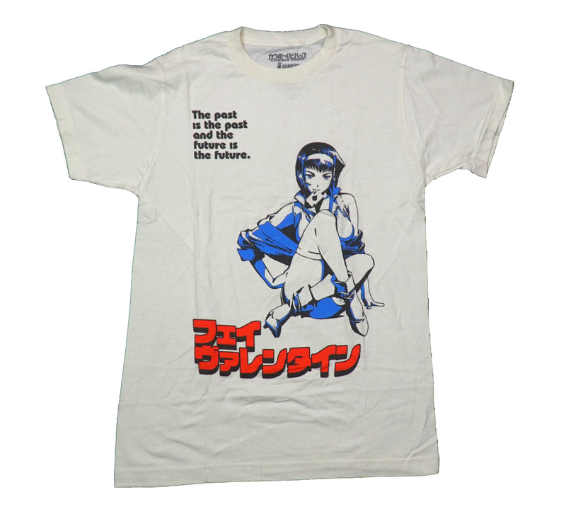 Cowboy Bebop Mens T-Shirt - Faye Along The Past is the past Future Is
