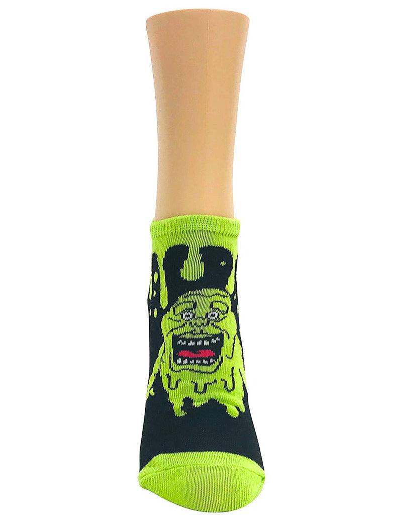 Ripple Junction Ghostbusters Adult Unisex Character and Logo 3-Pack Novelty Ankle Socks