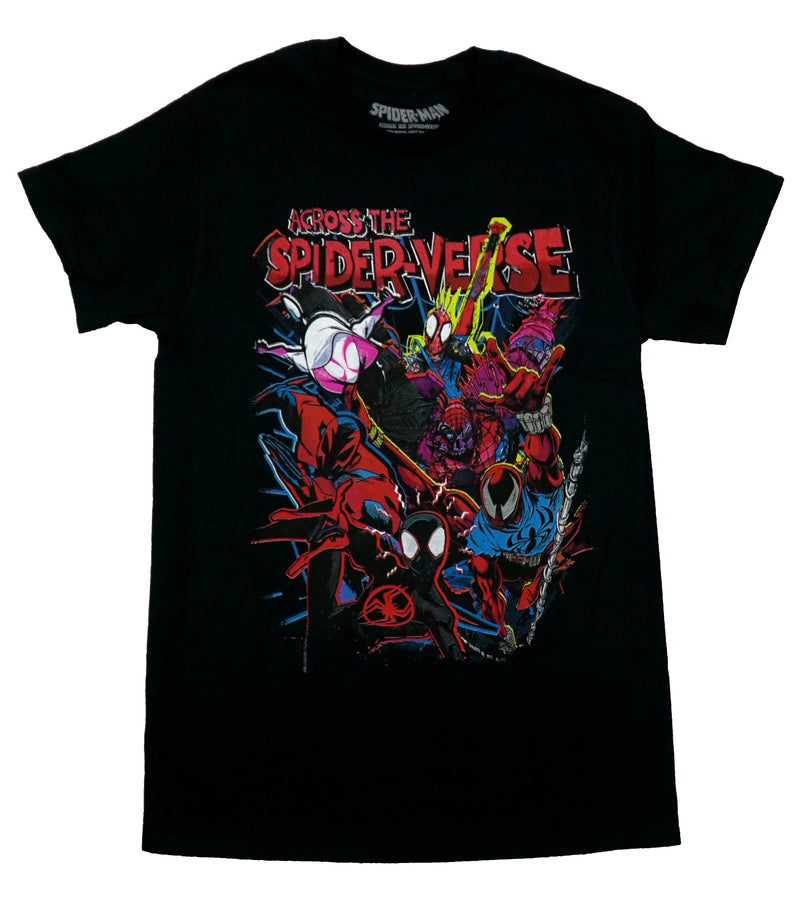 Spider-Man Across the Spider Verse Mens T-Shirt - Chaotic Characters - Inmyparentsbasement.com