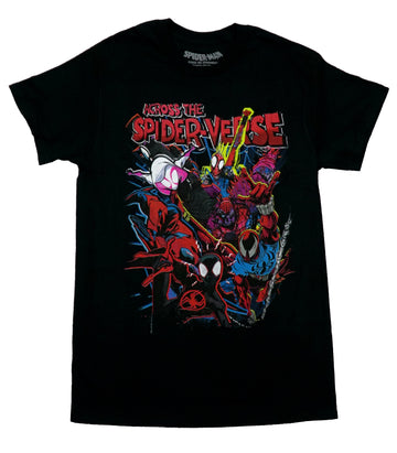 Spider-Man Across the Spider Verse Mens T-Shirt - Chaotic Characters