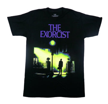 The Exorcist Mens T-Shirt - Priest Standing At Gate Entrance