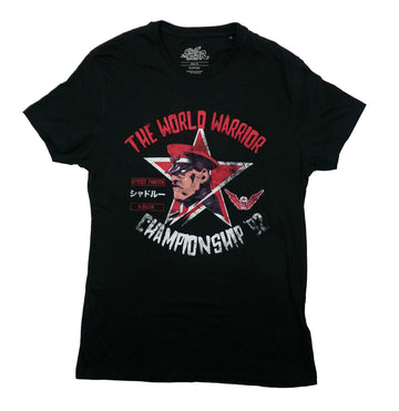 Street Fighter  Mens T-Shirt - The World Warrior Championship '92 M.Bison