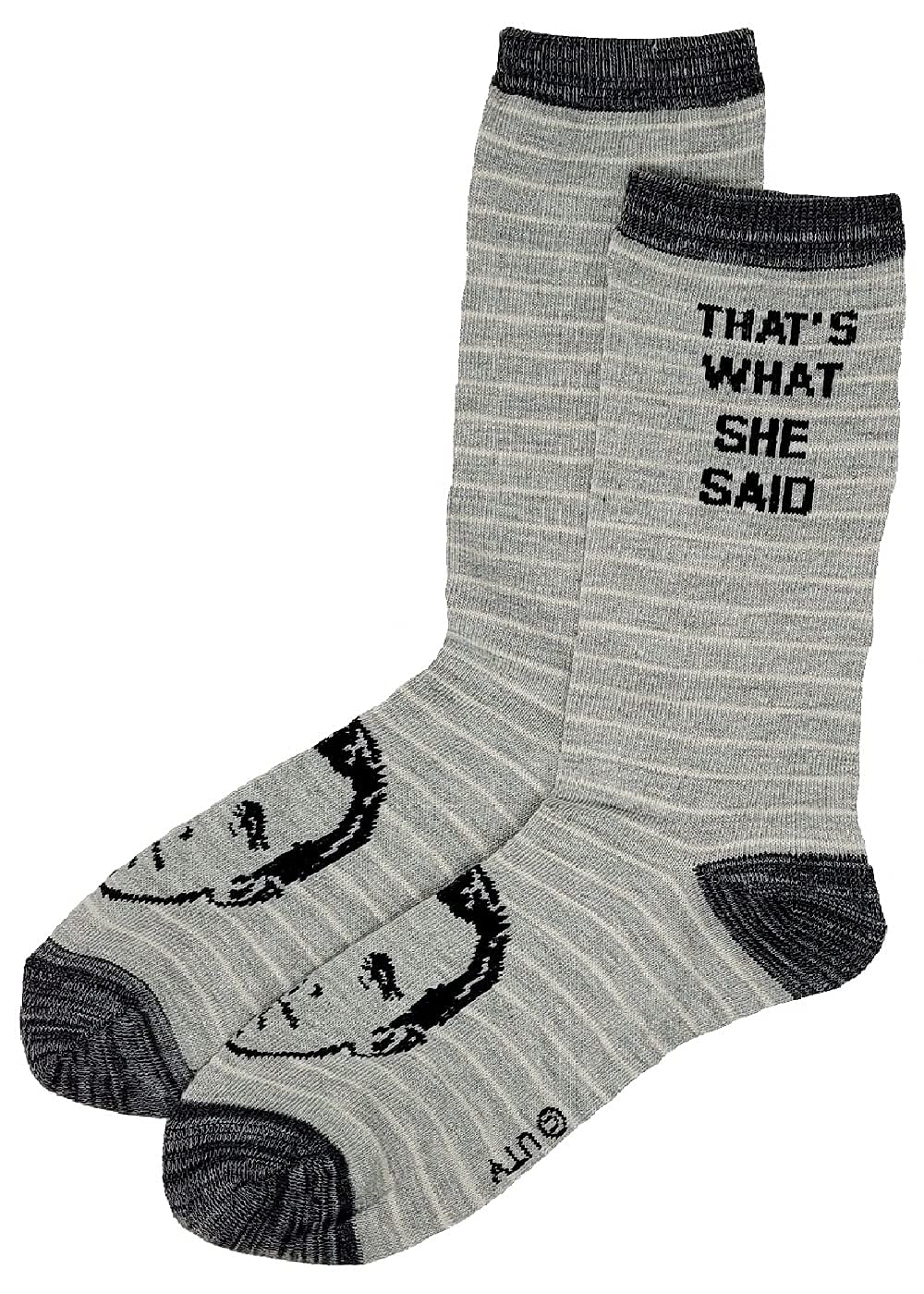Ripple Junction The Office That's What She Said Dunder Mifflin 2-Pack Novelty Crew Socks