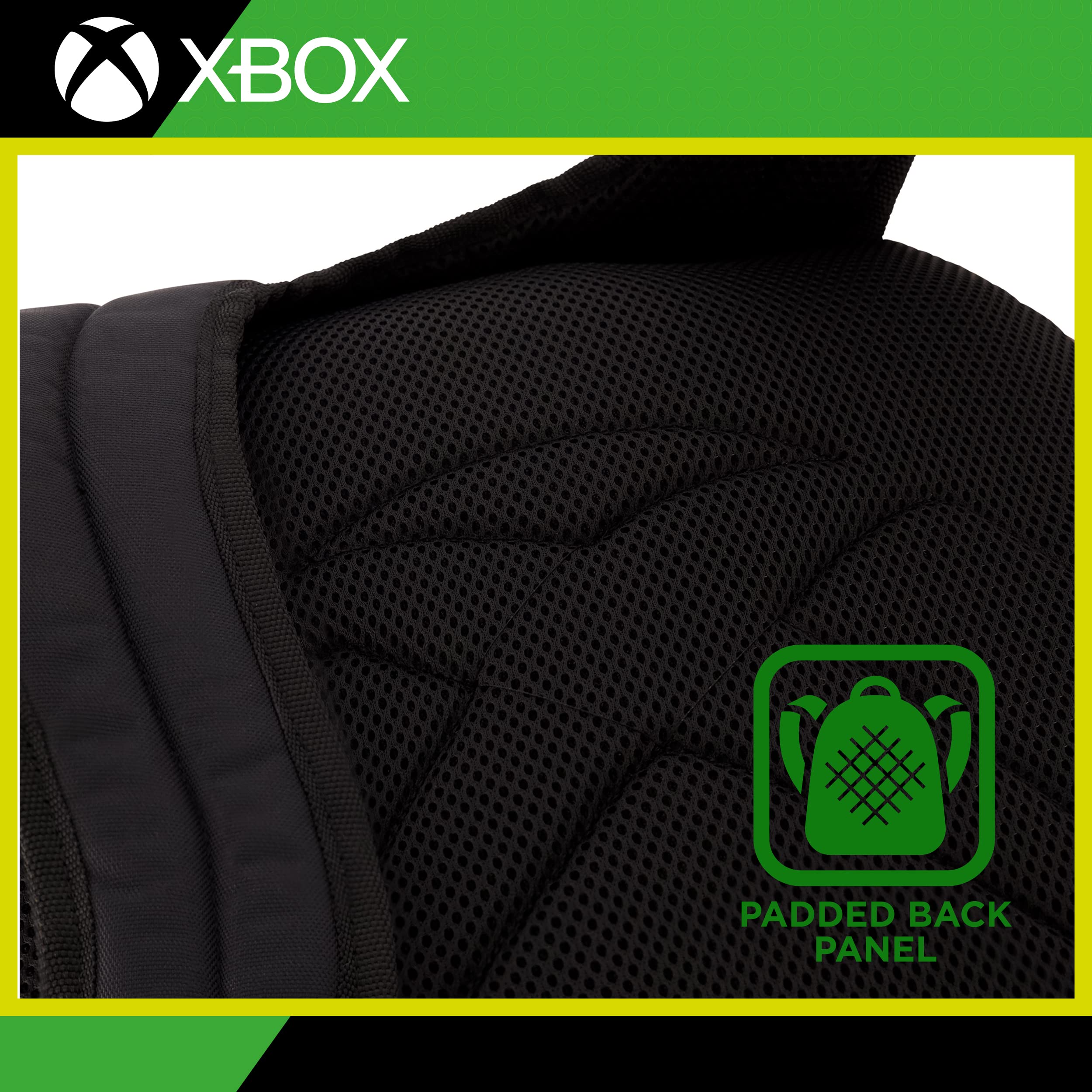 Microsoft Xbox 13 Inch Sleeve Laptop Backpack, Padded Computer Bag for Commute or Travel, Black