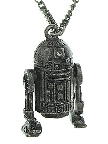 Star Wars R2-D2 3D Molded Metal Necklace Pendant
