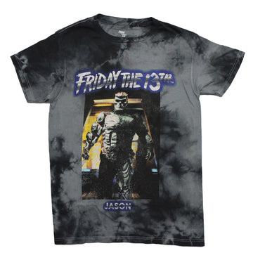 Friday the 13th Mens T-Shirt - Jason X Cyborg Jason Tie Dye