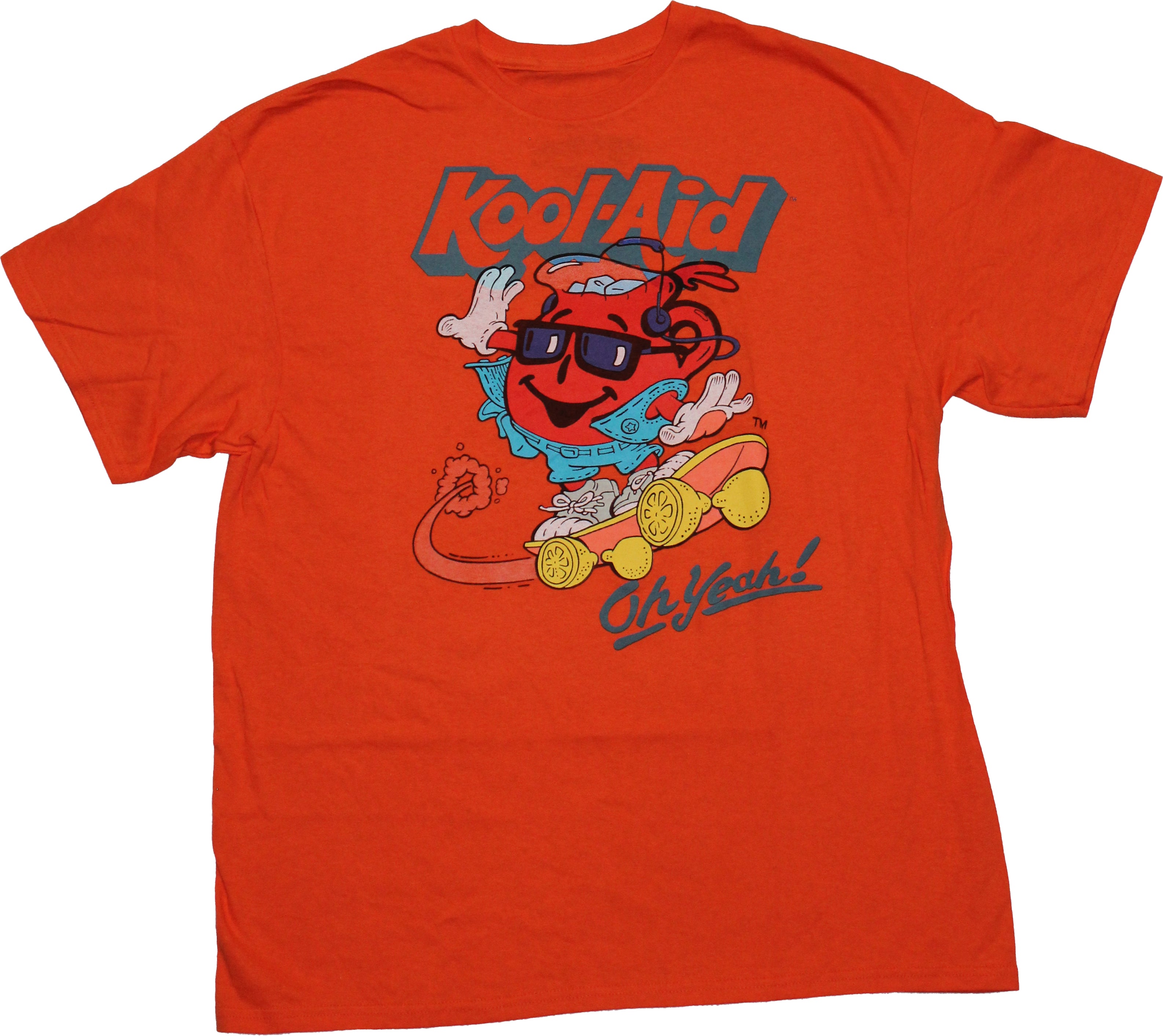 Kool-Aid Mens T-Shirt - Man on Skateboard Oh Yeah!