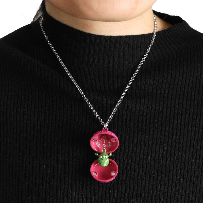 Bioworld Shrek Onion 14" Locket Necklace With Character Inside