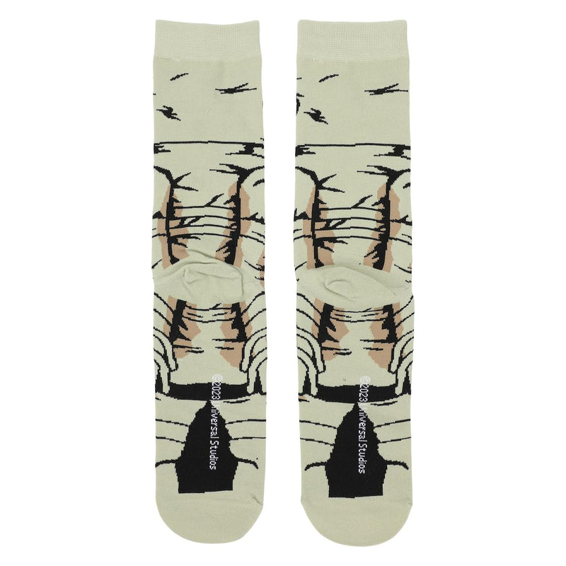 Bioworld Universal Monsters Mummy Men's White Animigos Crew Socks