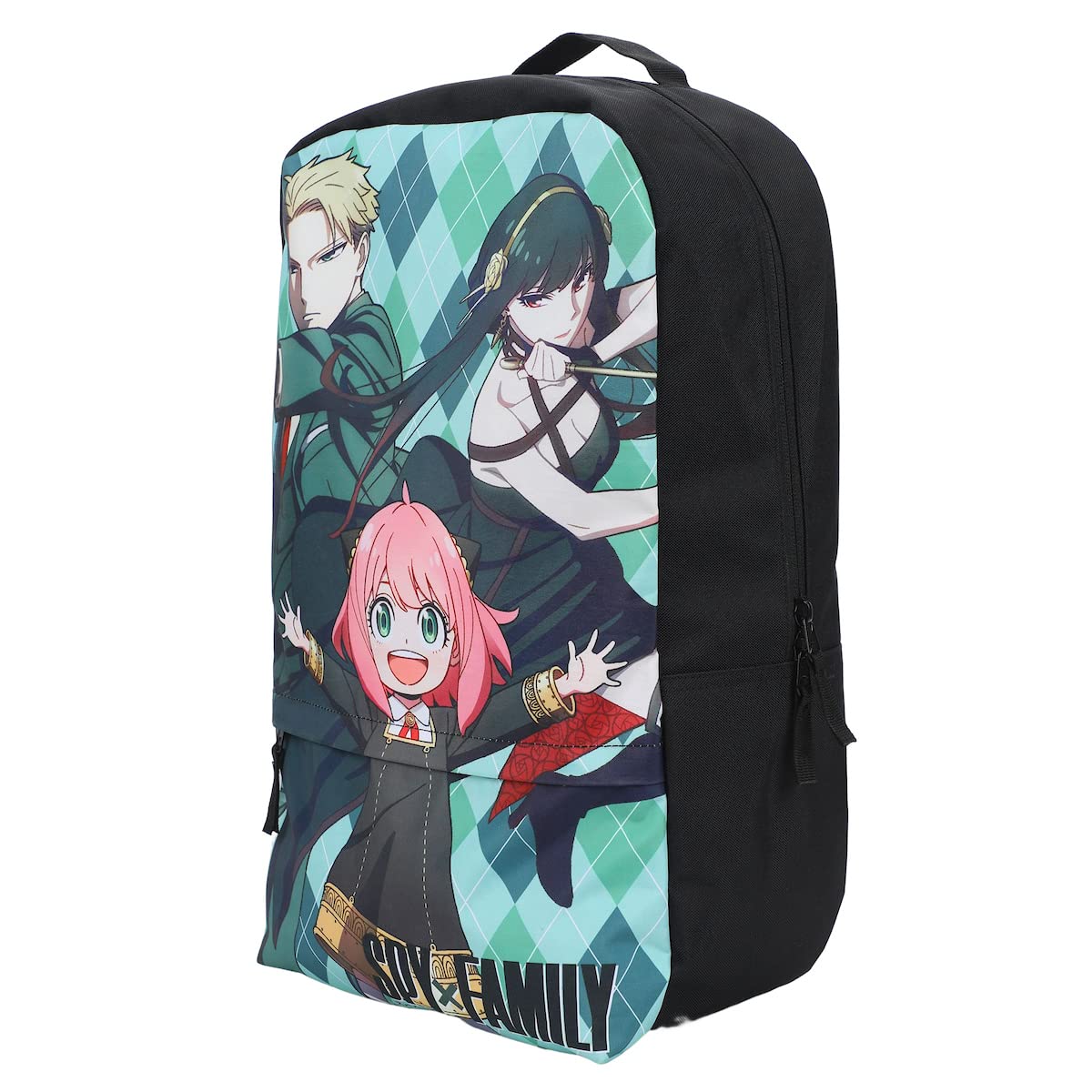 Spy x Family Backpack with Adjustable Shoulder Strap and Front Pocket