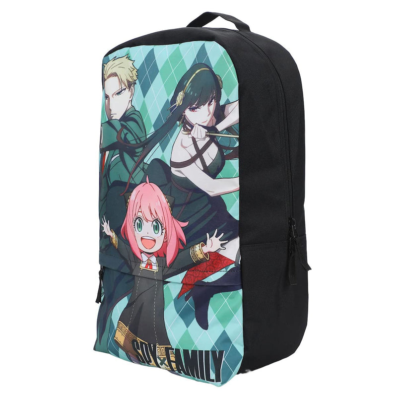 Spy x Family Backpack with Adjustable Shoulder Strap and Front Pocket