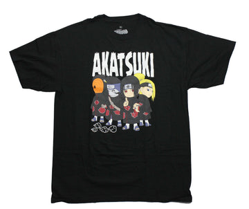 Naruto Shippuden Mens T-Shirt - Akatsuki Chibi Clan