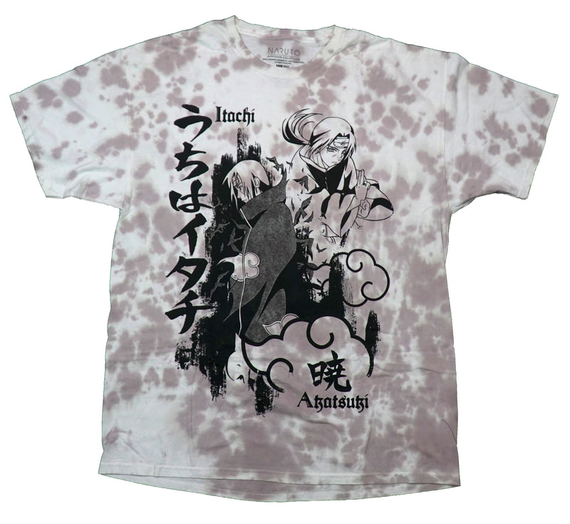 Naruto Shippuden  Mens T-Shirt - Itachi  Akatsuki Posing Among Birds Kanji - Inmyparentsbasement.com