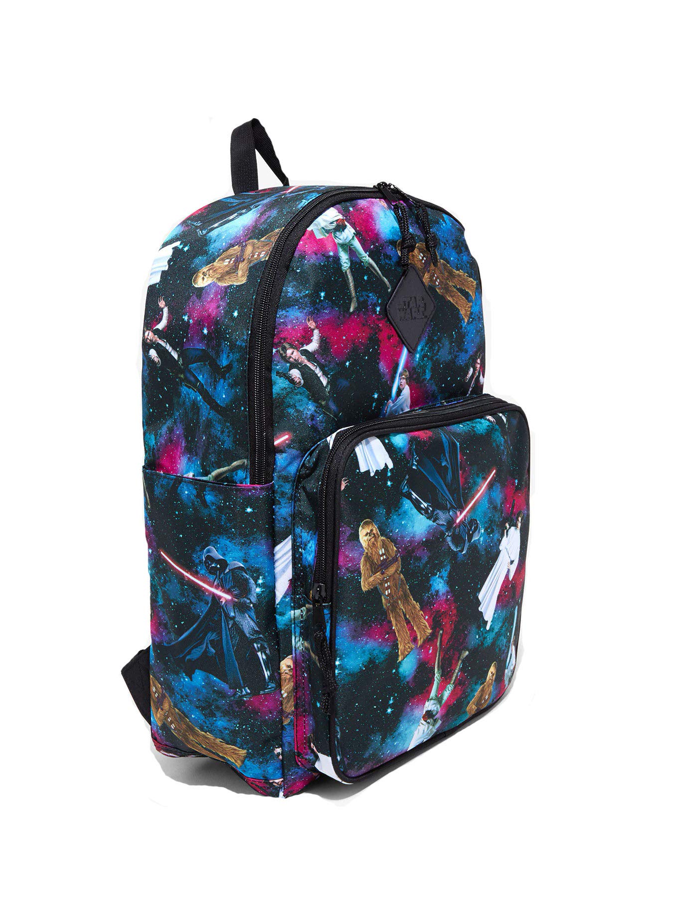Star Wars Characters Galaxy Print Backpack