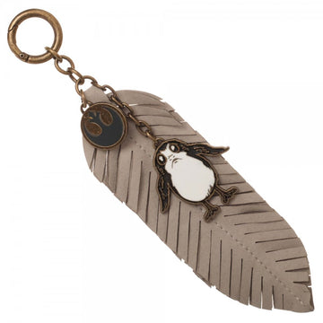 Bioworld Star Wars Episode 8 PORG PU Feather Keychain