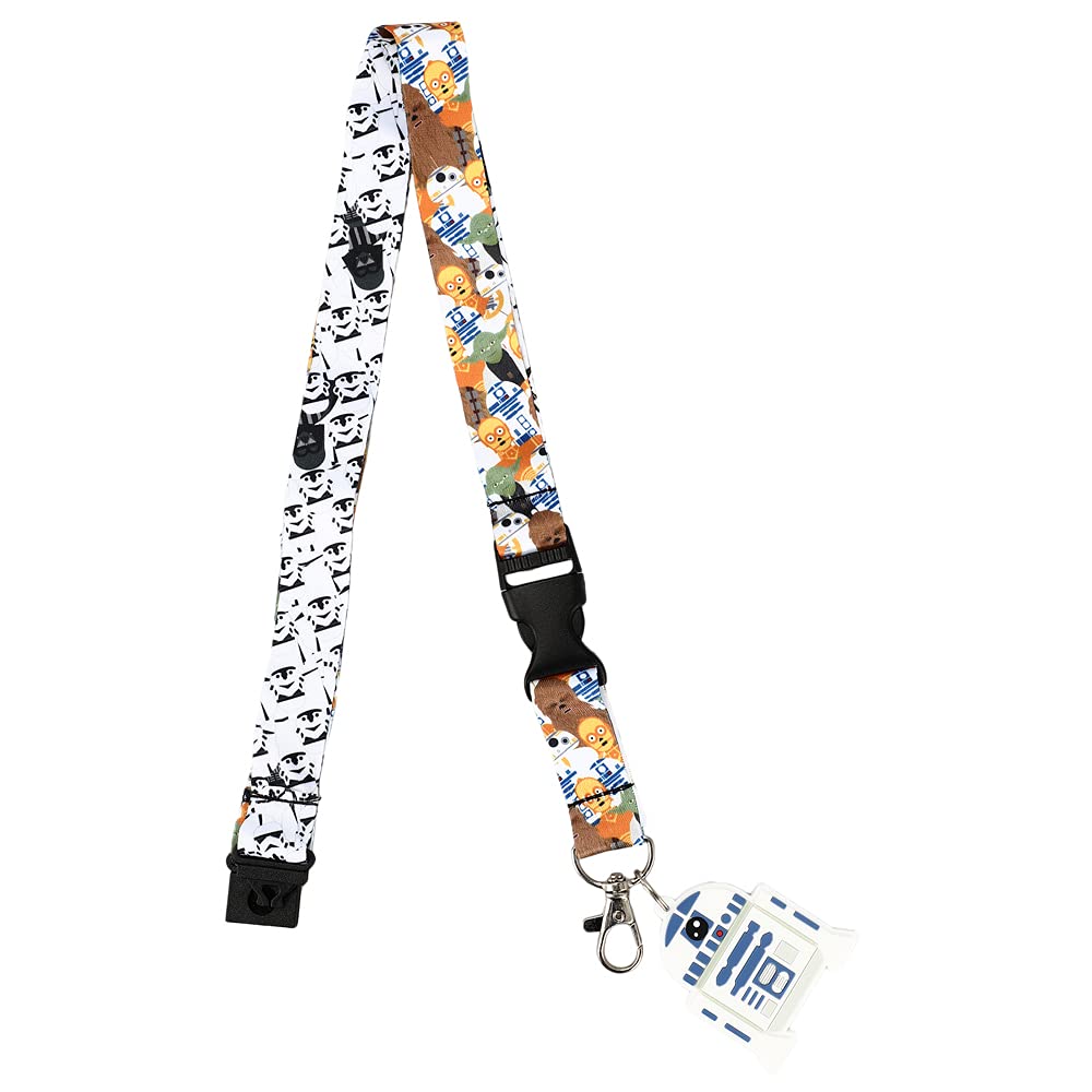 Star Wars Rebel Empire Characters R2D2 Lanyard 2 Lapel Pins Novelty Box Gift Set