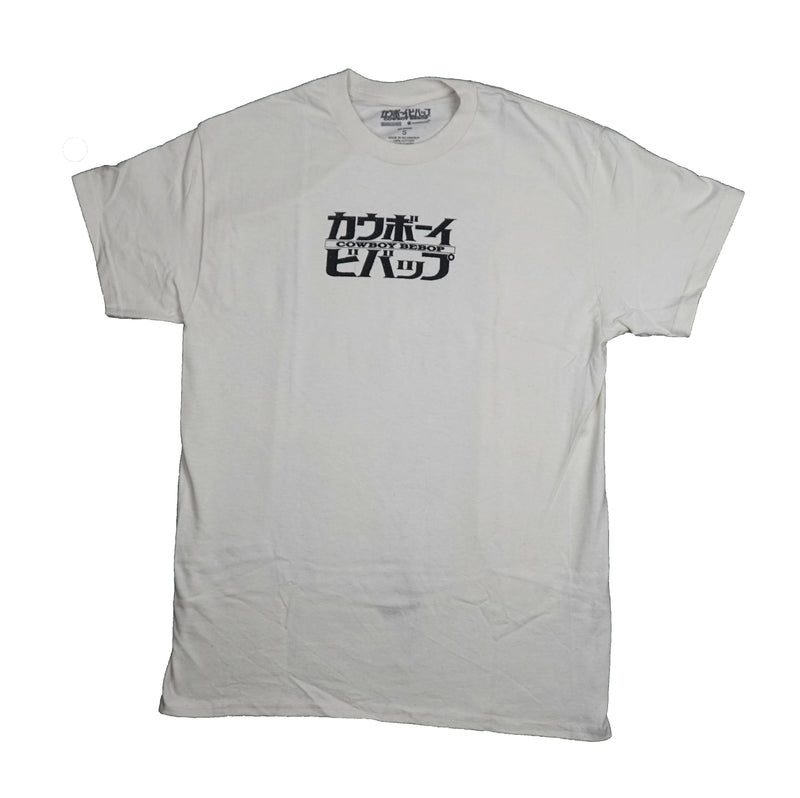 Cowboy Bebop Mens T-Shirt - Black Center Logo Spike on Back