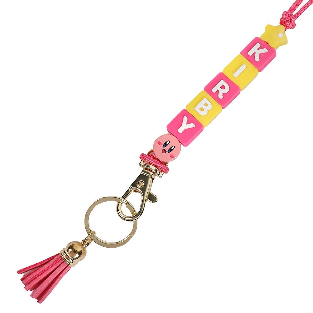 Bioworld Kirby Charm Lanyard and Tassel Keychain