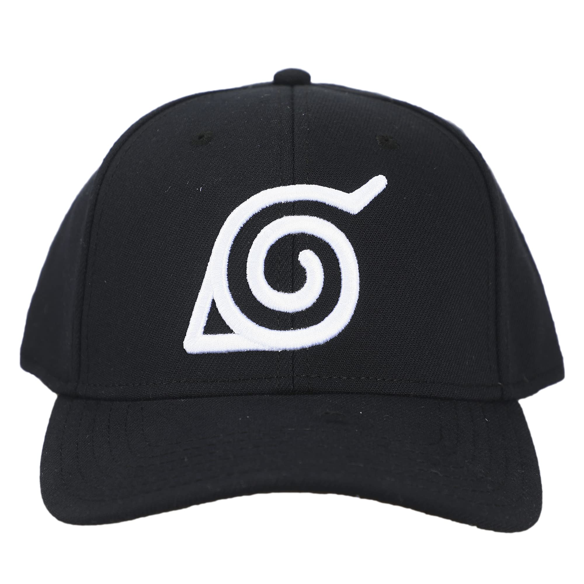 Bioworld Naruto Slouch Snapback Hat for Men White Akatsuki