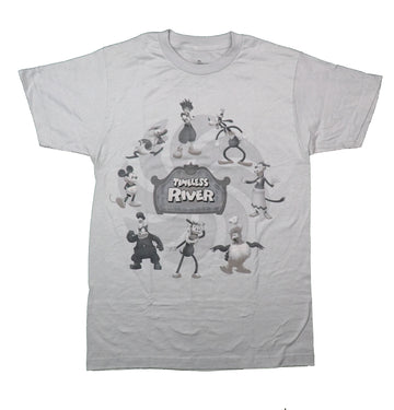 Kingdom Hearts Mens T-Shirt - Cast Around Timeless River