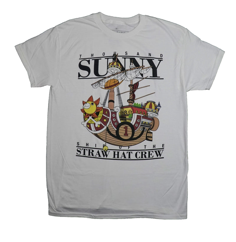 One Piece Mens T-Shirt -Thousand Sunny Ship of the Straw Hat Crew