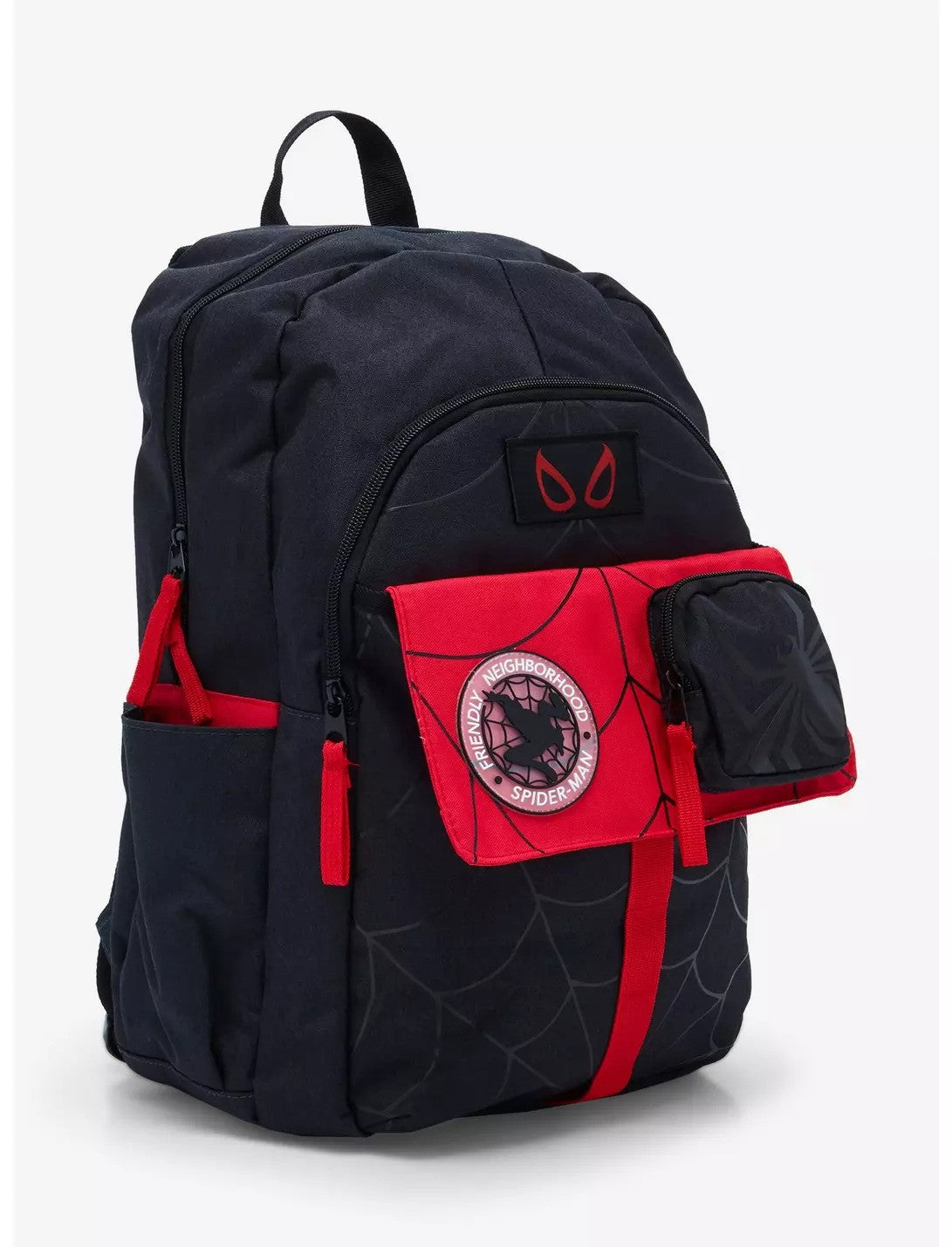 Marvel Spider-Man Black & Red Webbed Backpack — Mile Morales Gamerverse Edition