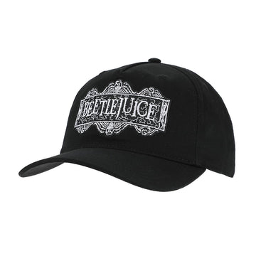 Bioworld Beetlejuice Movie Logo Black Snapback Hat