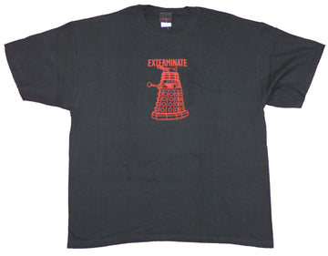 Doctor Who Mens T-Shirt  - Exterminate Simple Dalek Image