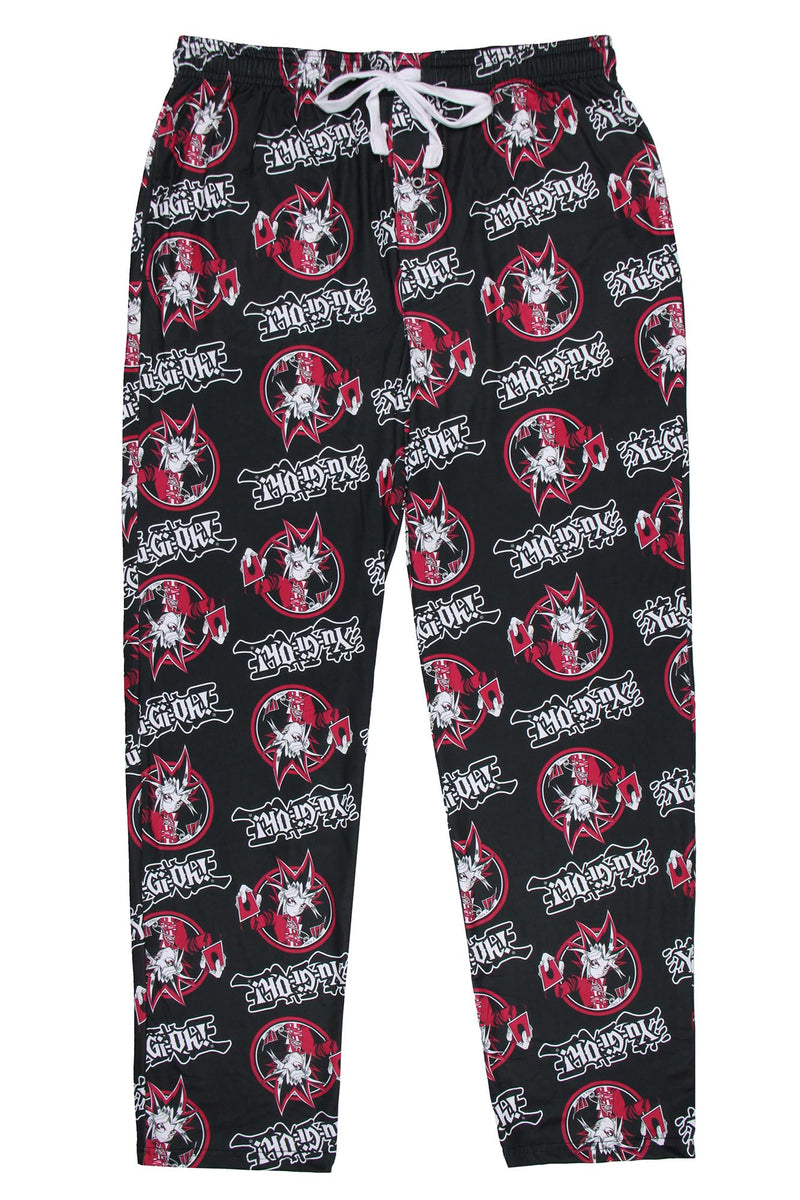 Men's Yu-Gi-Oh Pajama Pants Trading Card Game Yugi Mutou Character Adult Sleep Pants