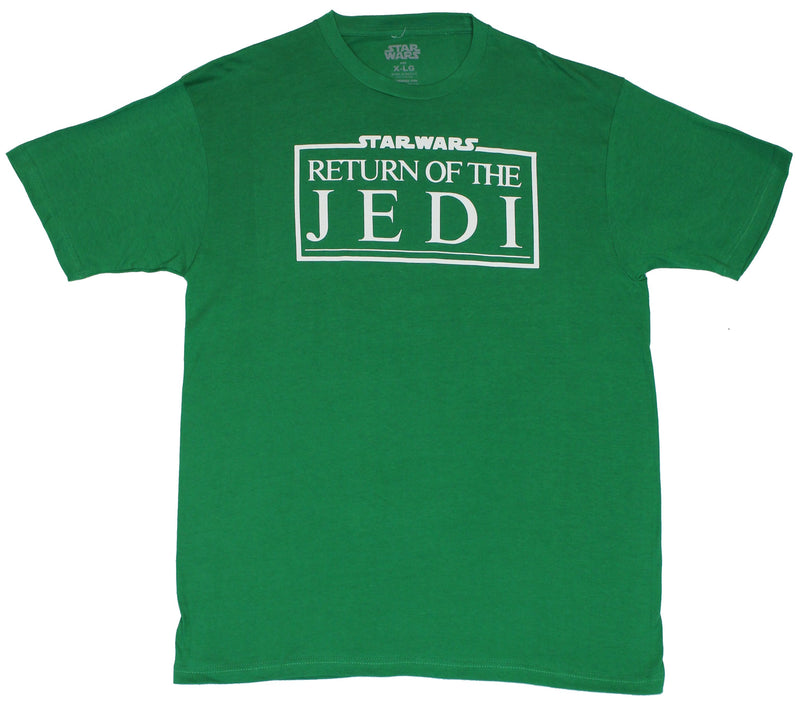 Star Wars Mens T-Shirt  - Return of the Jedi Classic Box Logo Image