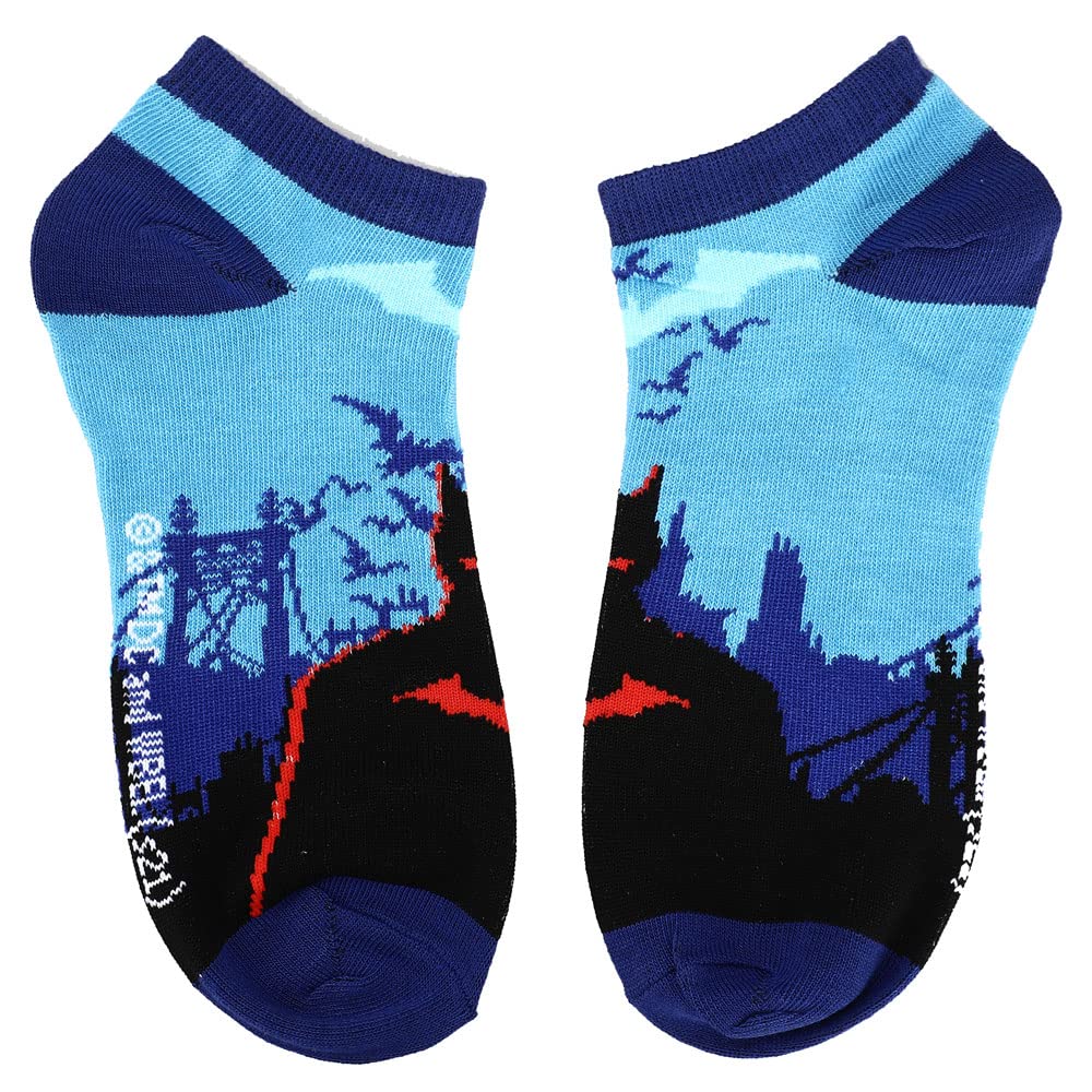 Bioworld The Batman Movie 5-Pack Ankle Socks set for men