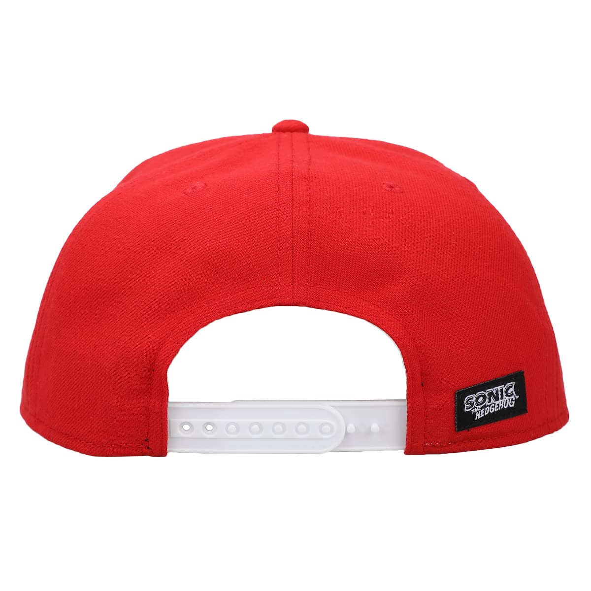 Bioworld Sonic The Hedgehog Knuckles Big Face Men's Red Snapback Hat