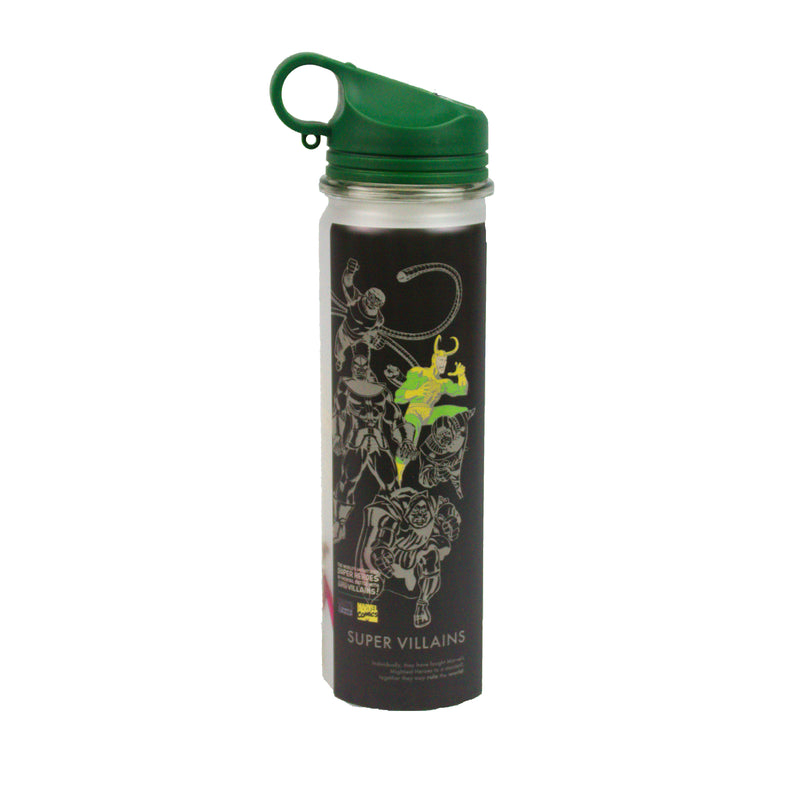 Bioworld Marvel 24 oz. Superheroes and Supervillains Water Bottle