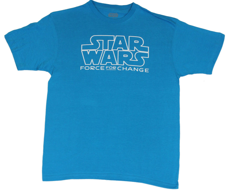 Star Wars Mens T-Shirt  - A Force For Change Simple Logo Image