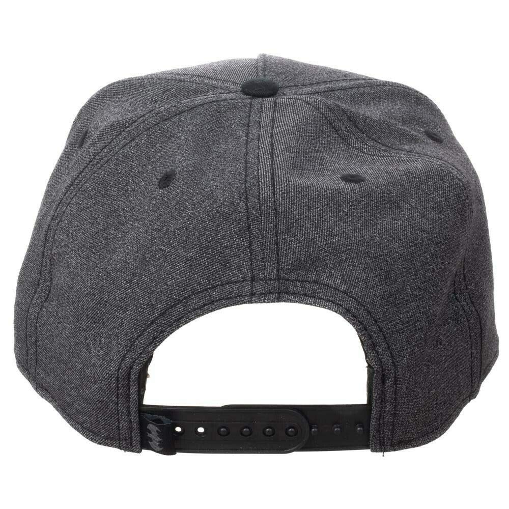 Batman Embriodered Logo Sublimated Bill Snapback Black