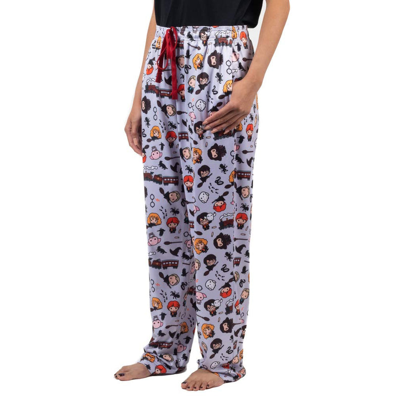 Bioworld Harry Potter Chibi AOP Women's Sleep Pajama Pants