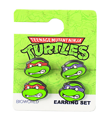 Teenage Mutant Ninja Turtles Raphael and Donatello Stud Earrings