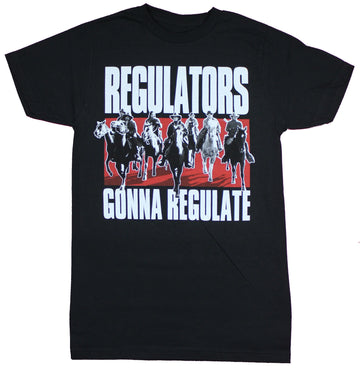 Young Guns Mens T-Shirt - Regulators Gonna Regulate Horse Image